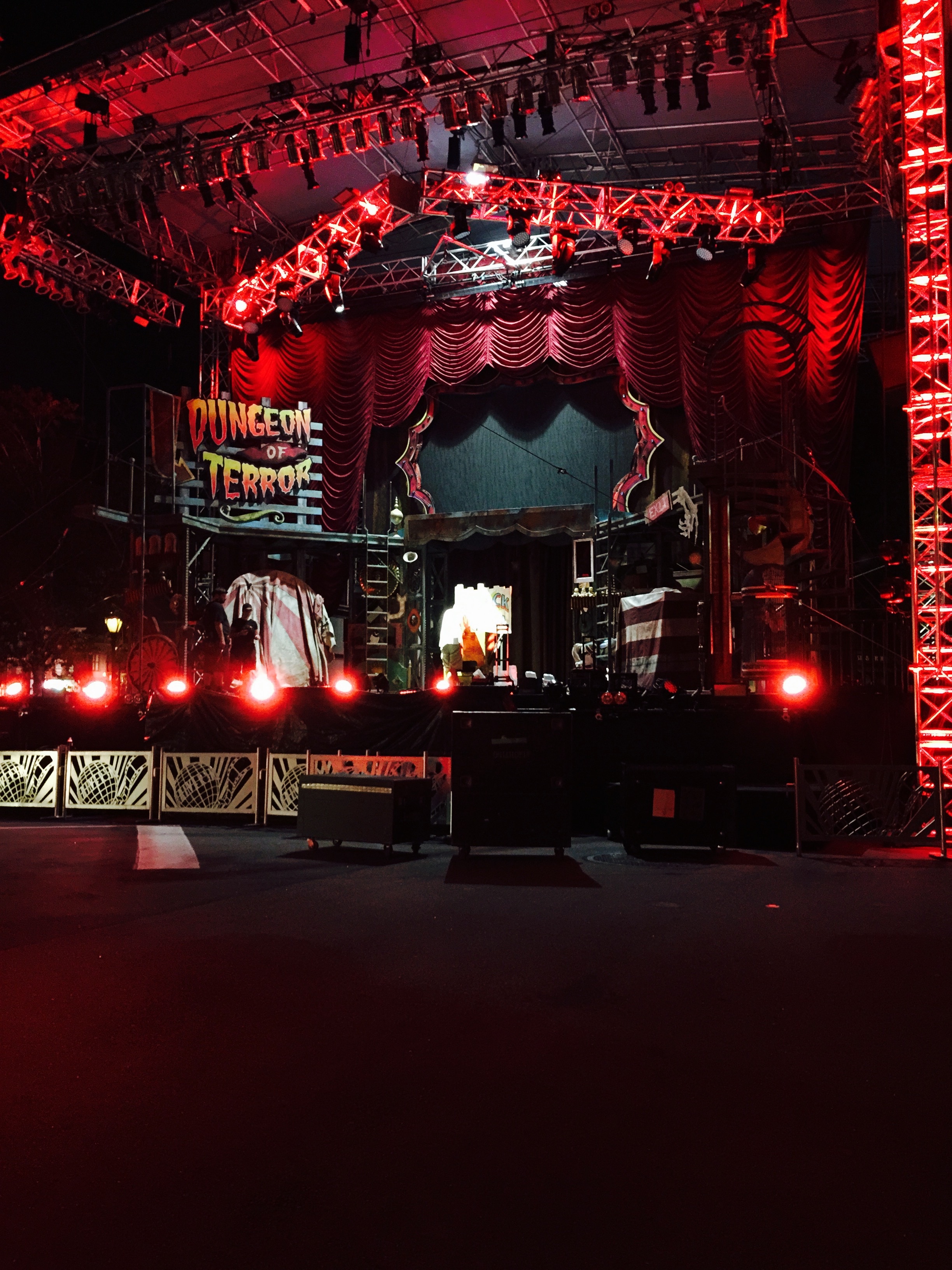 HHN 2015 Jack Show stage pre-show