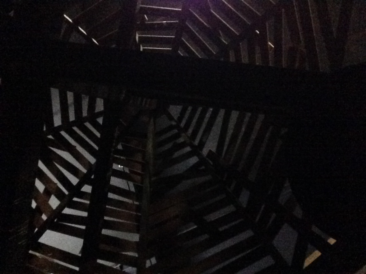 HHN 2017 haunted house interior barn structure